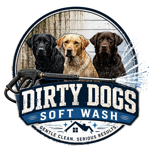 Dirty Dogs Soft Wash Logo - Navigation